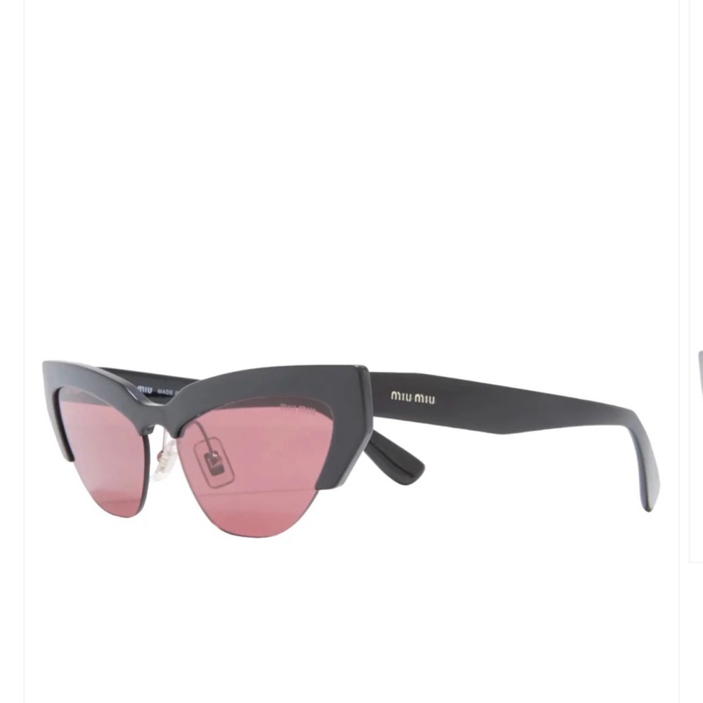 Miu Miu 59mm Semi Rimless Cat Eye Sunglasses